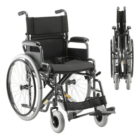 Cadeira De Rodas Dobrável Compacta Até 120kg Dellamed D400