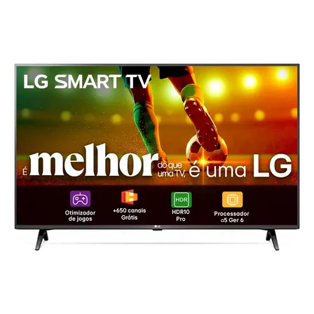Smart Tv LG 43 Full Hd, Processador A5 Ger6, Ai, Alexa E Webos 23 - 43lr6700psa
