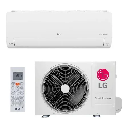 Ar Condicionado Inverter LG Dual Voice Ai 12.000 Btus Frio R-32 Branco 220v