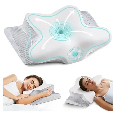 Travesseiro Anti-ronco E Apneia Relax Coluna Cervical Cinza
