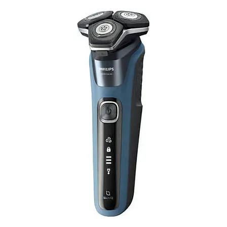 Barbeador Elétrico Power Adapt Auto Afiável, À Prova Dágua, Bivolt  S5880/20, Philips Cinza-escuro