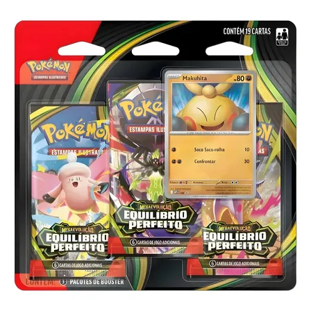 Cartas Pokémon Equilíbrio Perfeito Makuhita 19 Cards Copag Português
