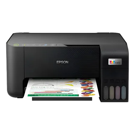 Impressora Multifuncional Wi-fi Epson Ecotank L3250 Mod C11cj67301 Preto 127v