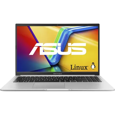 Notebook Asus Vivobook 15 M1502, Amd Ryzen 7, 8 Gb Ram, 512 Gb Ssd, Keepos Linux, Cool Silver - M1502ya-nj611