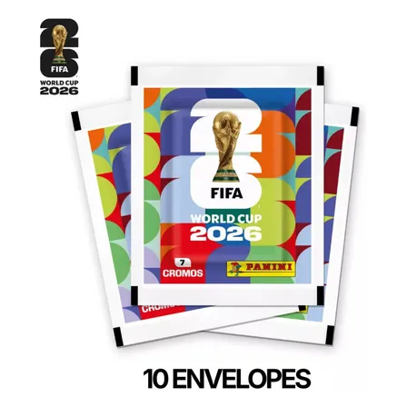 Kit 10 Envelopes Figurinhas Copa Do Mundo 2026 Panini Copa Do Mundo Fifa Futebol 2026
