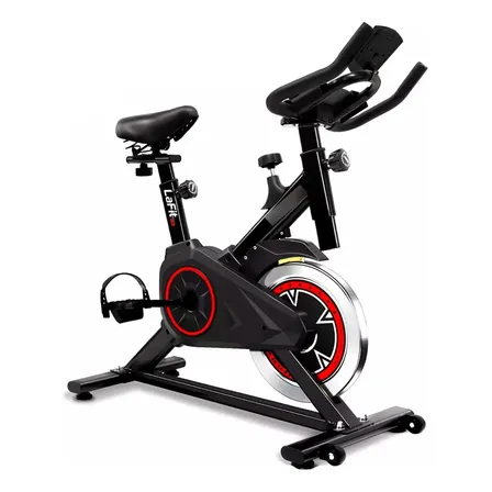 Bicicleta Ergométrica Lafit Pro Spinning 4kg Ajustável Preto 127/220v