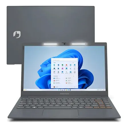Notebook Positivo Vision C14 8gb 128gb 14 Hd Windows 11 Cinza