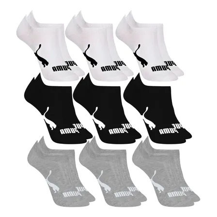 Kit 9 Pares Meias Invisível Puma Sapatilha Soquete Original
