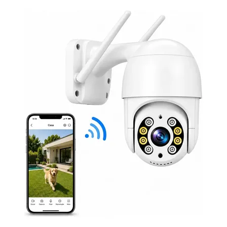 Camera Segurança Wifi Yoosee Mini Dome Full Hd Vianova Branco