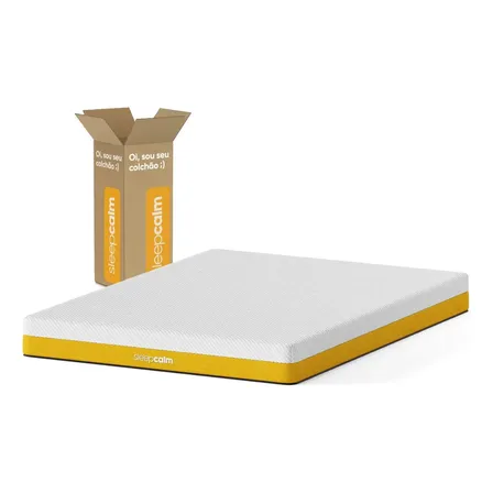 Colchão Sleepcalm Elemental Casal 138x188 | Na Caixa Branco