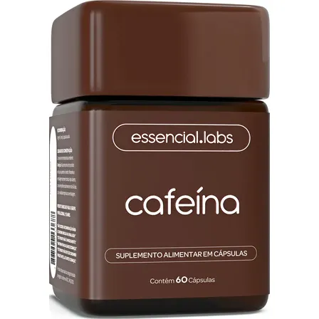 CAFEÍNA 100% PURA 200mg por Cápsula - 60 Cápsulas - Termogênico com Fórmula Concentrada para a Máxima Absorção