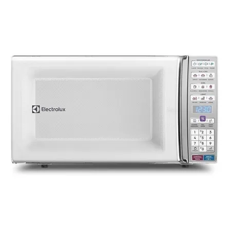 Micro-ondas Electrolux de bancada Branco com Função Tira Odor e Manter Aquecido 34L MEO44