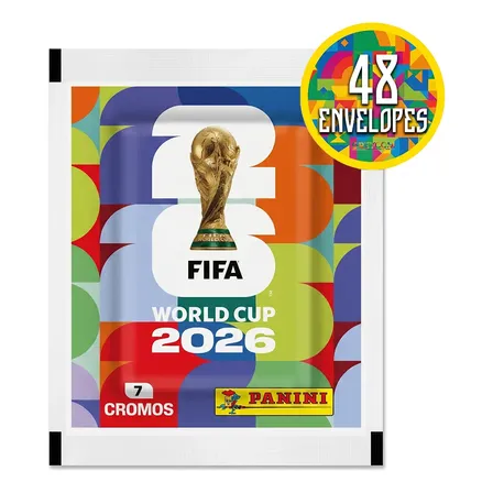 Kit 336 Figurinhas Do Álbum Copa Do Mundo 2026- 48 Envelopes