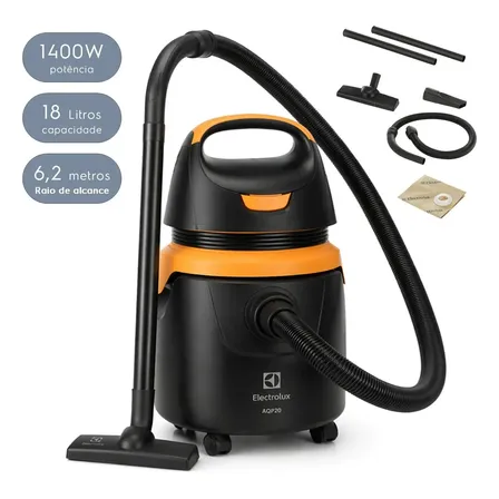 Aspirador de Pó e Água Electrolux 1400W 11L Acqua Power com Função Sopro Amarelo AQP20 220V