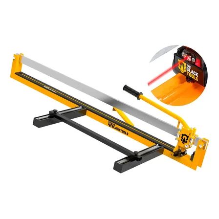 Riscadeira Pisos Profissional Cortador Manual Porcelanato Azulejo 120 Cm Guia Laser 18 Rolamentos Ttc240 The Black Tools