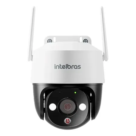 Câmera Inteligente Im7 + 3mp De Resolução Branca Intelbras